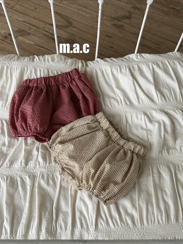 Mac - Korean Baby Fashion - #babyboutique - Check Bloomers - 3