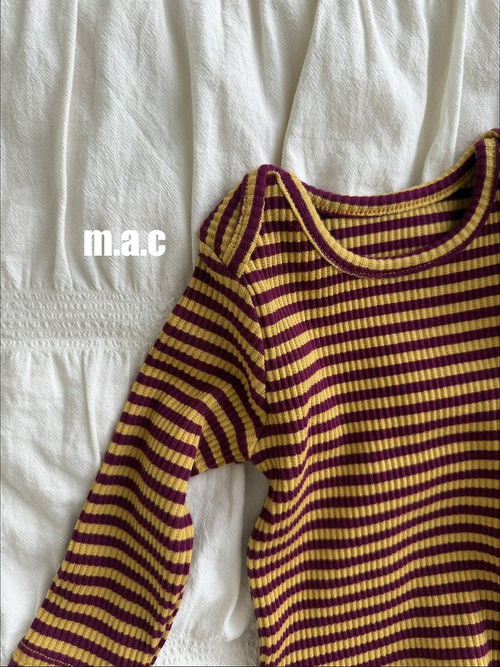 Mac - Korean Baby Fashion - #babyboutique - Striped Tee - 6