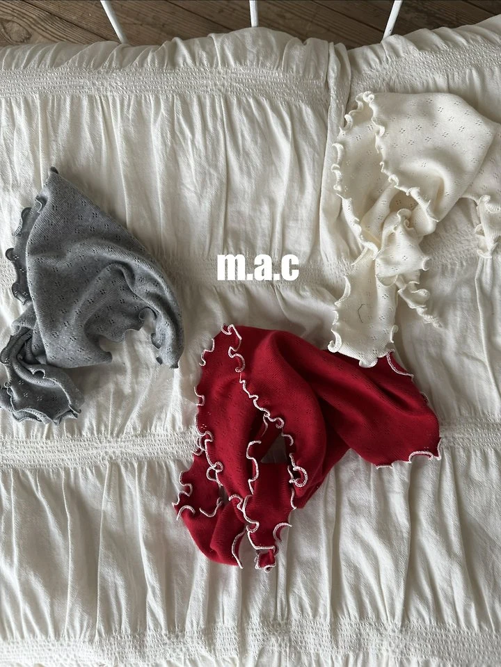 Mac - Korean Baby Fashion - #babyboutique - Eyelet Kerchief - 3
