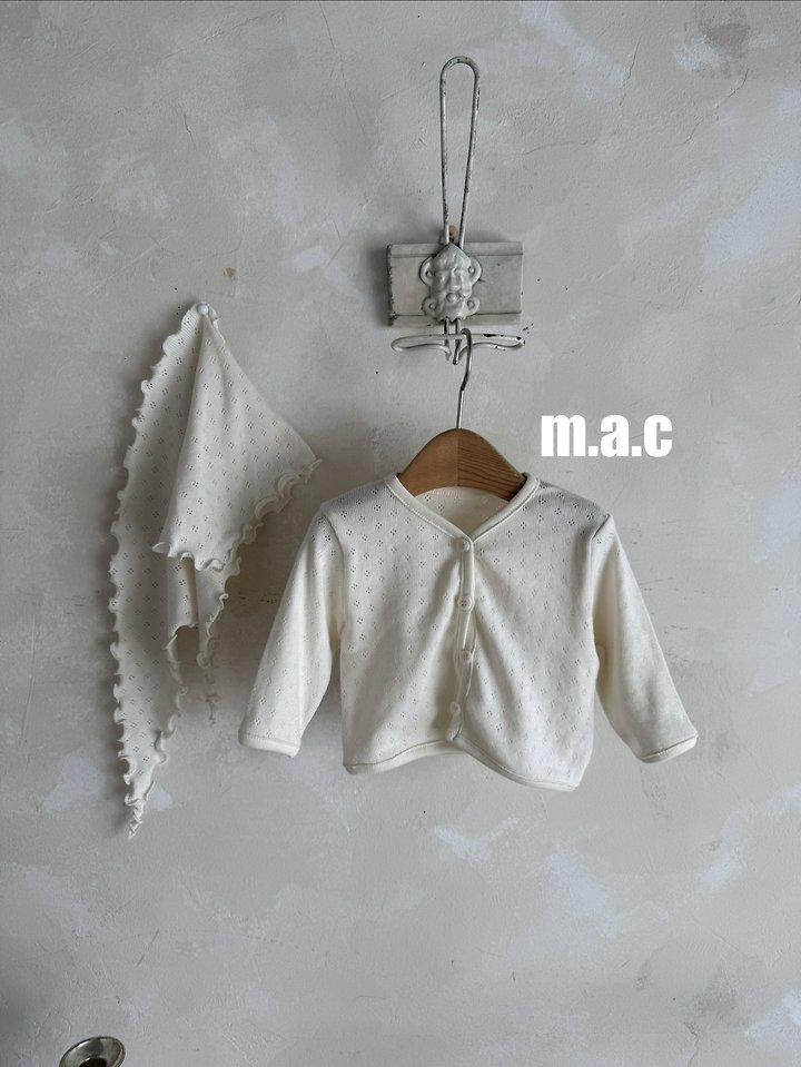 Mac - Korean Baby Fashion - #babyboutiqueclothing - Eyelet Cardigan - 3