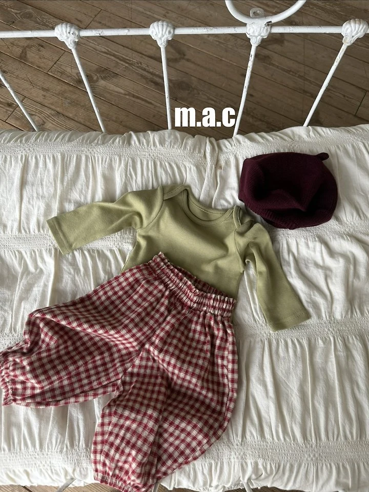Mac - Korean Baby Fashion - #babyboutiqueclothing - Check Aladdin Pants - 8