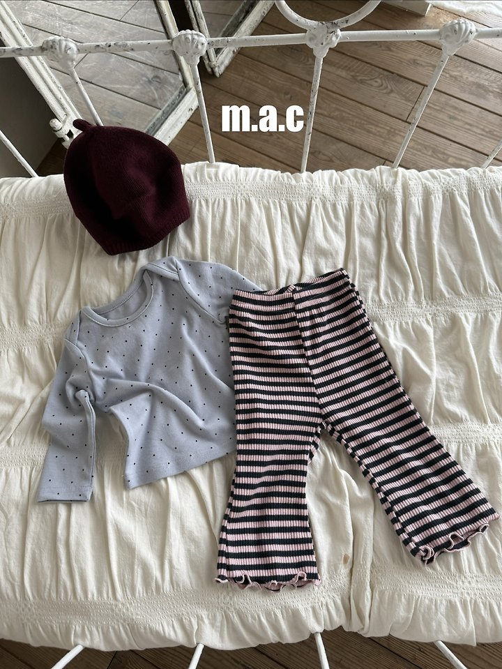 Mac - Korean Baby Fashion - #babyclothing - Striped Bootcut Pants - 3