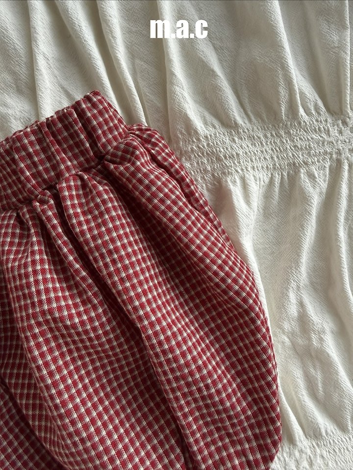 Mac - Korean Baby Fashion - #babyfashion - Check Bloomers - 6