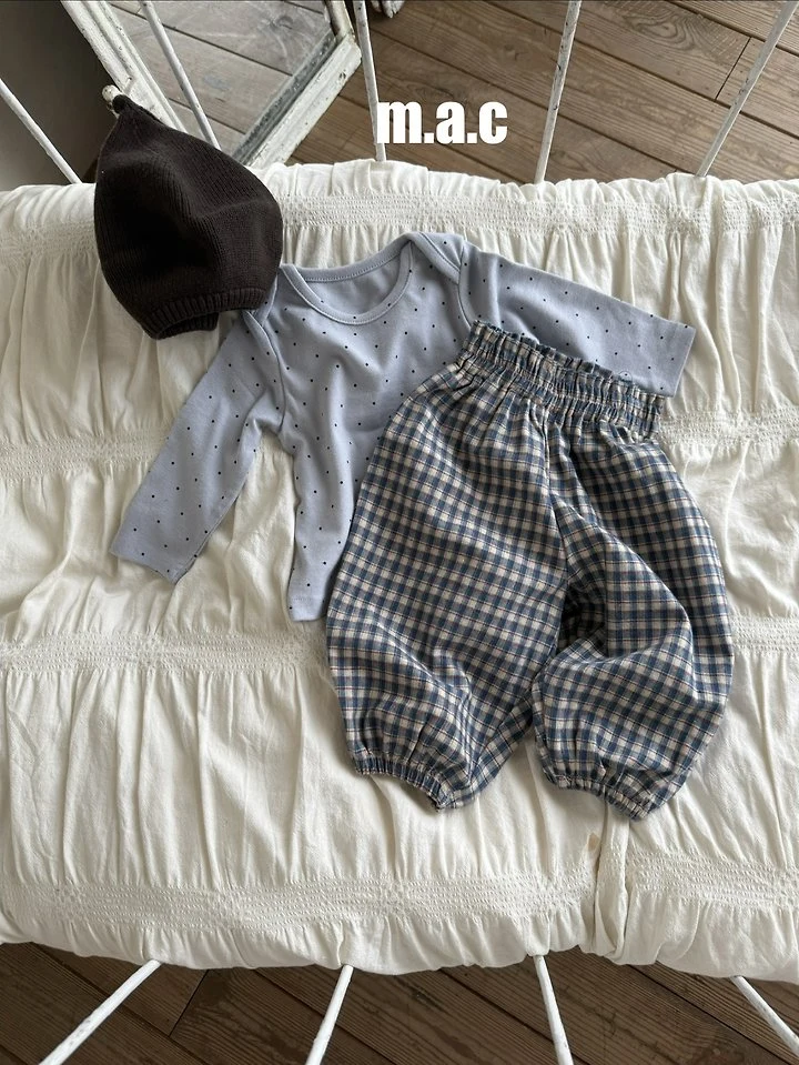 Mac - Korean Baby Fashion - #babyfashion - Check Aladdin Pants - 10