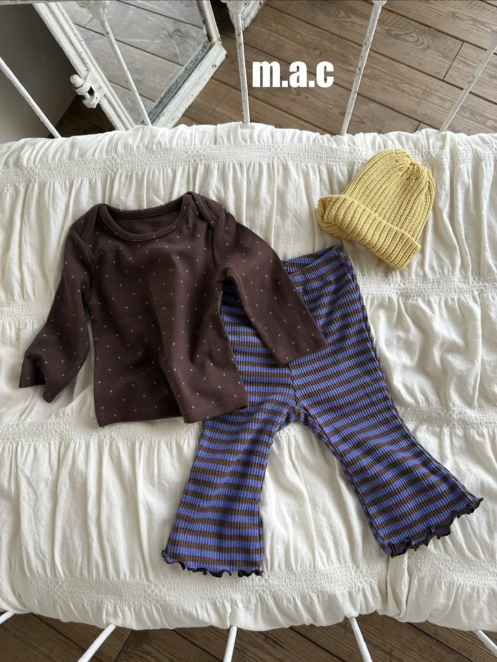 Mac - Korean Baby Fashion - #babyclothing - Striped Bootcut Pants - 4