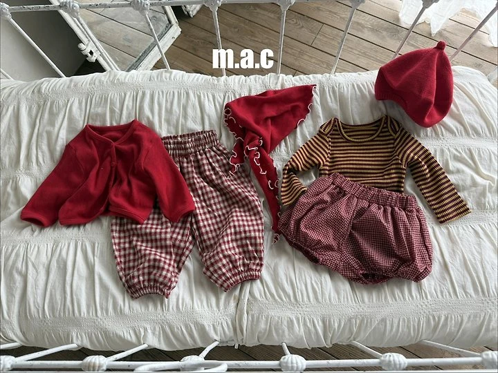 Mac - Korean Baby Fashion - #babyfever - Check Aladdin Pants - 11