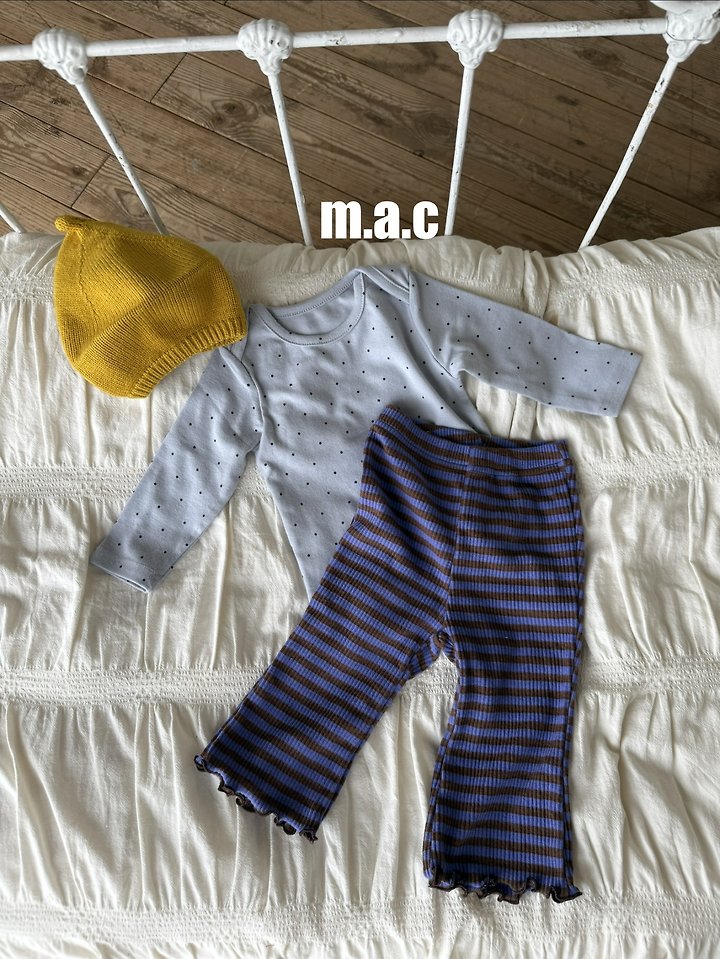 Mac - Korean Baby Fashion - #babyfever - Striped Bootcut Pants - 5