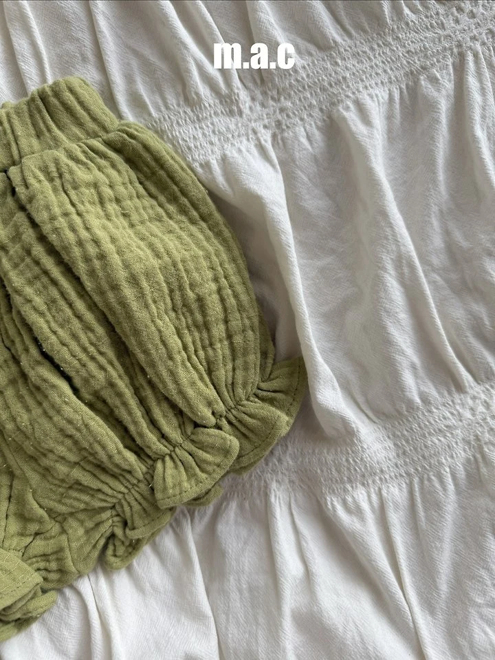 Mac - Korean Baby Fashion - #babygirlfashion - Green Pea Bloomers - 10
