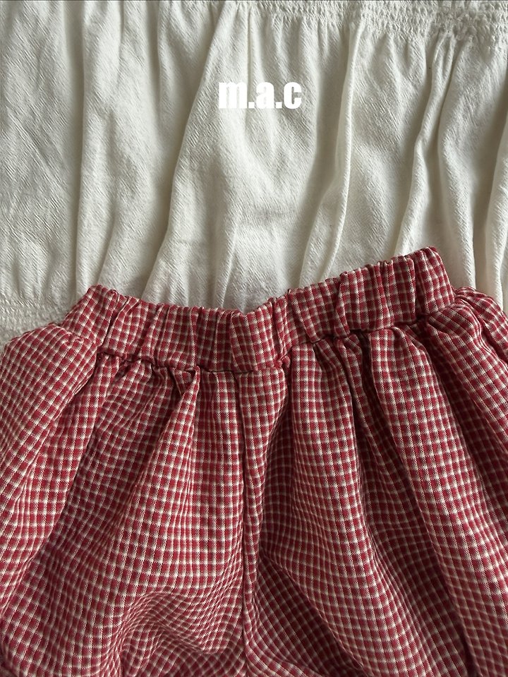 Mac - Korean Baby Fashion - #babygirlfashion - Check Bloomers - 8