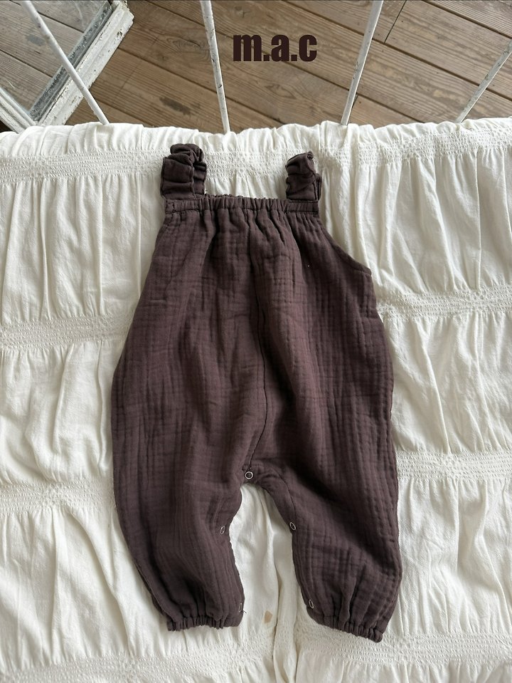 Mac - Korean Baby Fashion - #babygirlfashion - Autumn Yoru Tie Jumpsuit - 3
