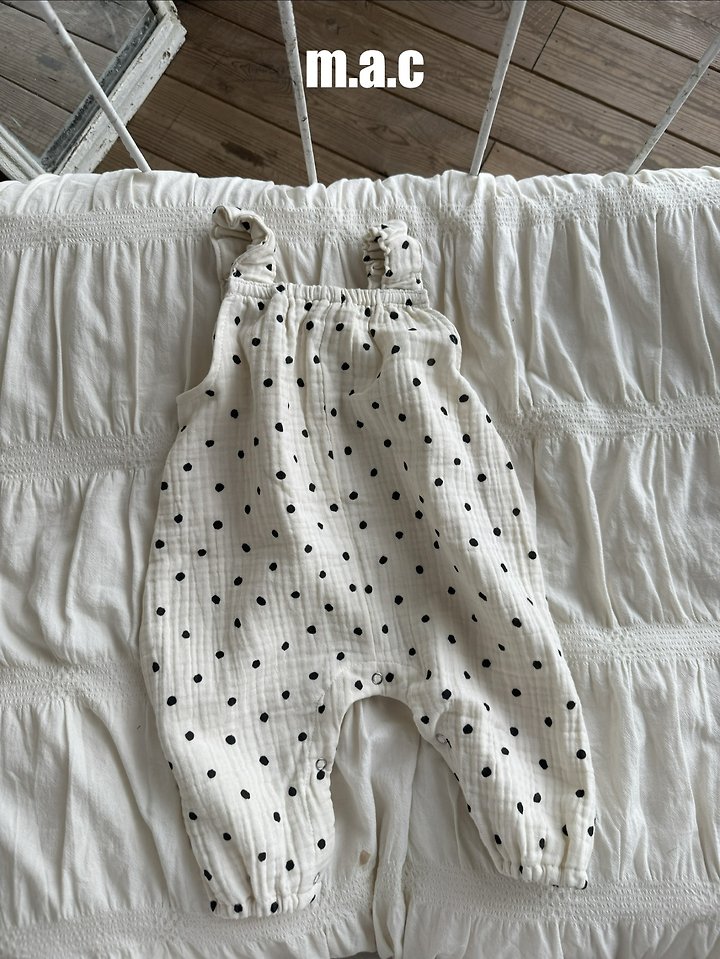 Mac - Korean Baby Fashion - #babygirlfashion - Autumn Yoru Tie Jumpsuit - 2