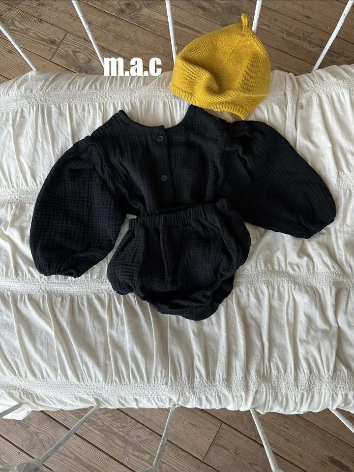 Mac - Korean Baby Fashion - #babygirlfashion - Yoru Top Bottom Set