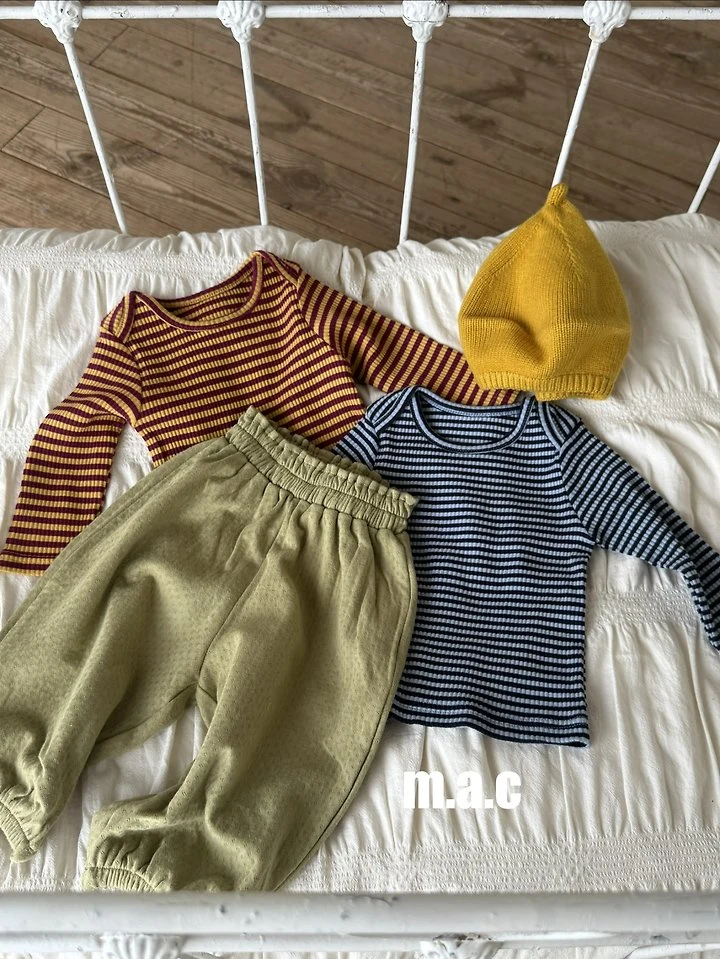 Mac - Korean Baby Fashion - #babygirlfashion - Striped Tee - 11