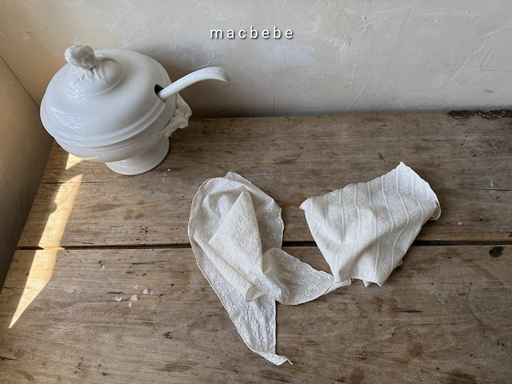 Mac - Korean Baby Fashion - #babylifestyle - Lace Kerchief - 7