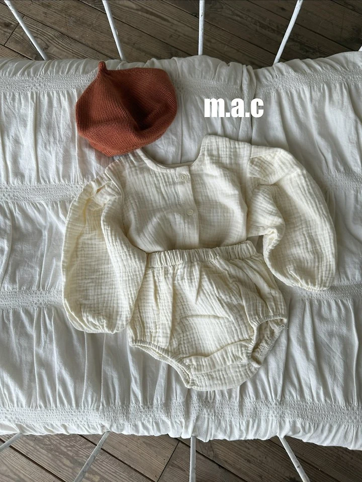 Mac - Korean Baby Fashion - #babylifestyle - Yoru Top Bottom Set - 2