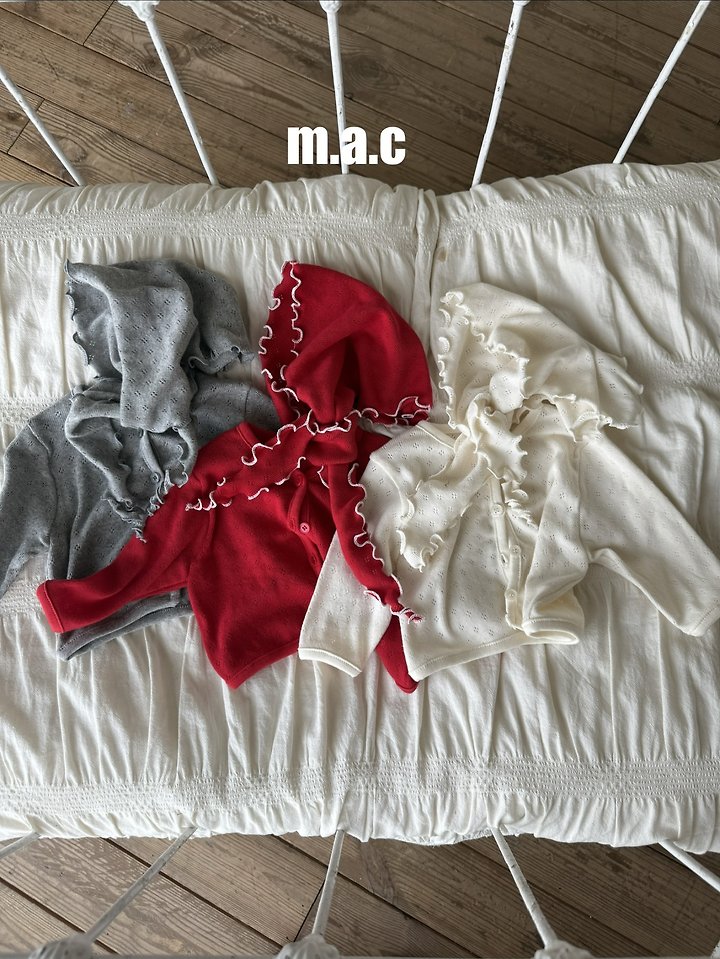 Mac - Korean Baby Fashion - #babyoninstagram - Eyelet Cardigan - 9