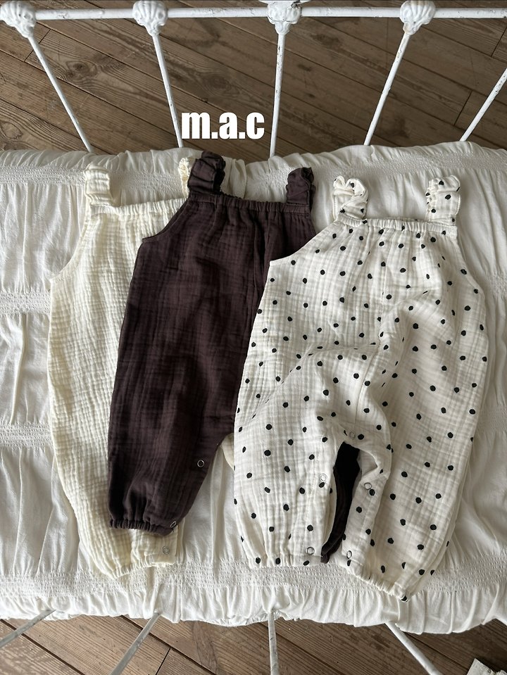 Mac - Korean Baby Fashion - #babyootd - Autumn Yoru Tie Jumpsuit - 5