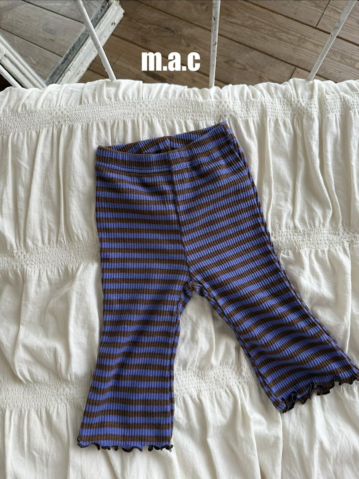 Mac - Korean Baby Fashion - #babyootd - Striped Bootcut Pants - 9
