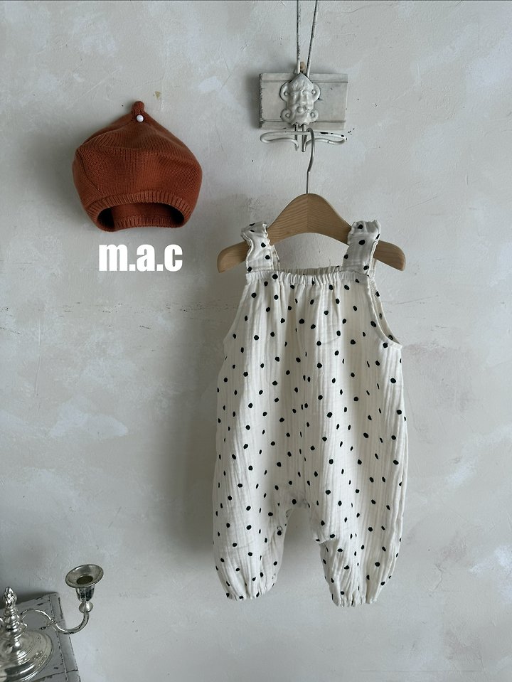 Mac - Korean Baby Fashion - #babyoutfit - Autumn Yoru Tie Jumpsuit - 6