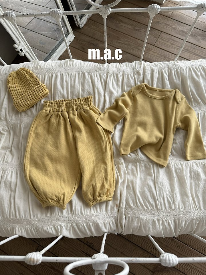 Mac - Korean Baby Fashion - #babyoutfit - Green Pea Tee - 5