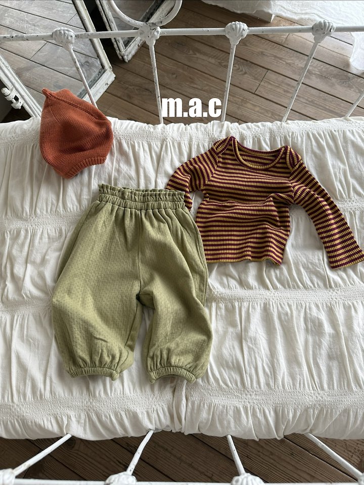 Mac - Korean Baby Fashion - #babyoutfit - Eyelet Aladdin Pants - 4
