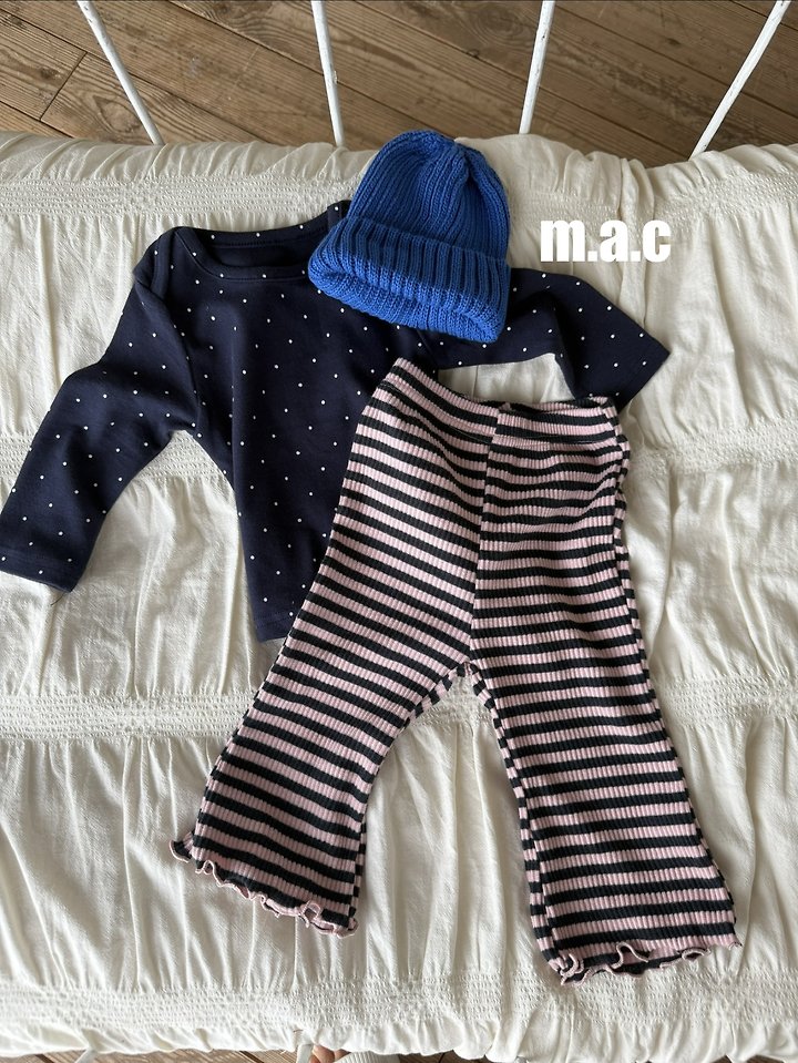 Mac - Korean Baby Fashion - #babyoutfit - Polka Dot Tee - 11