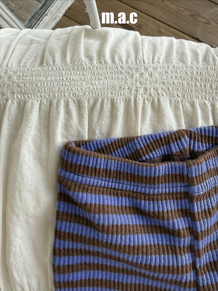 Mac - Korean Baby Fashion - #babyoutfit - Striped Bootcut Pants - 10