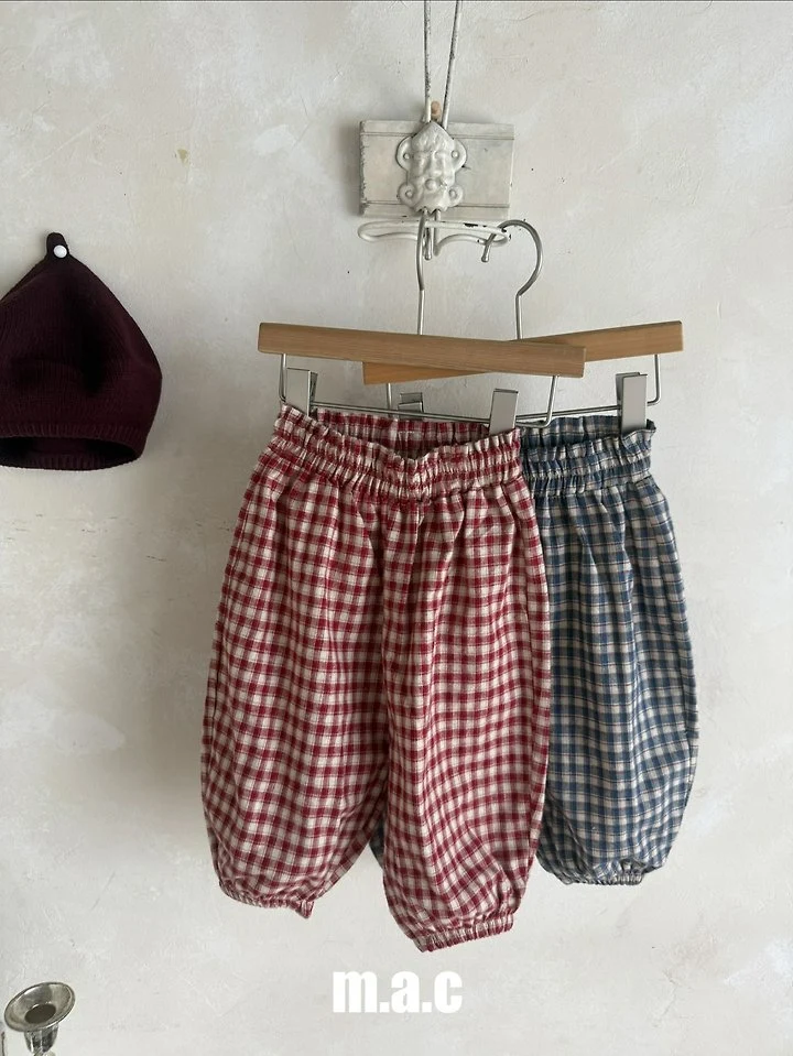 Mac - Korean Baby Fashion - #babywear - Check Aladdin Pants - 3