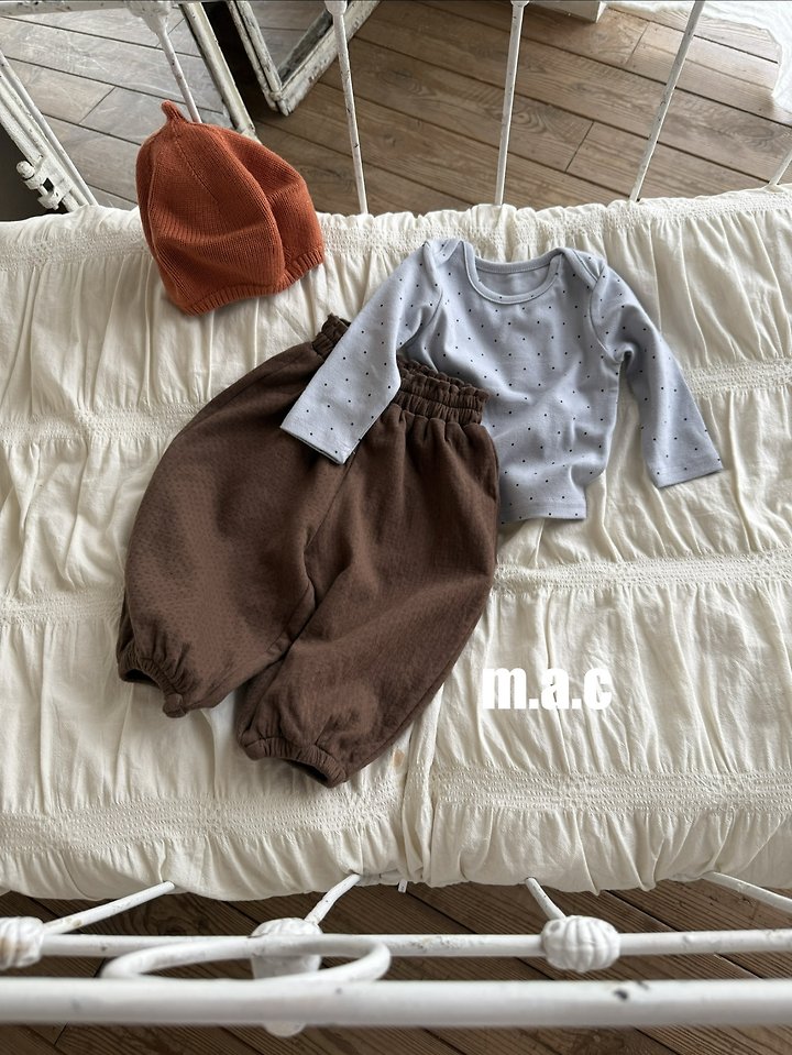Mac - Korean Baby Fashion - #onlinebabyboutique - Eyelet Aladdin Pants - 6