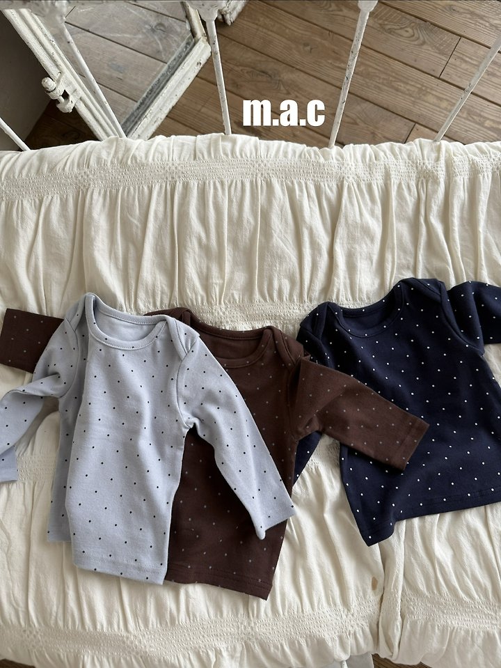 Mac - Korean Baby Fashion - #smilingbaby - Polka Dot Tee