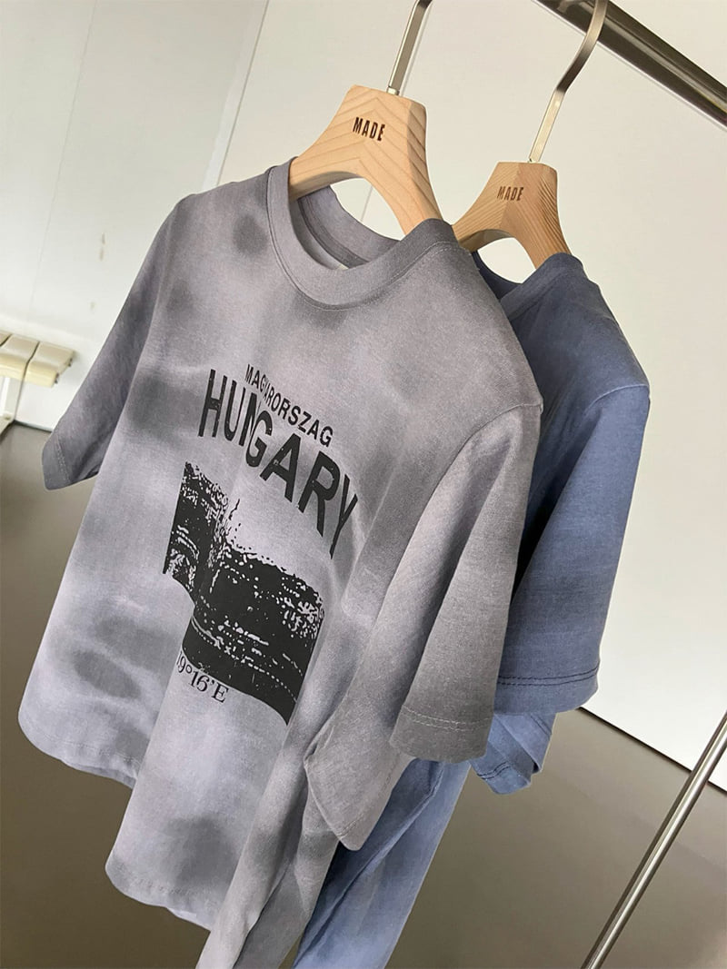 Made - Korean Women Fashion - #momslook - Hungary Tee - 2
