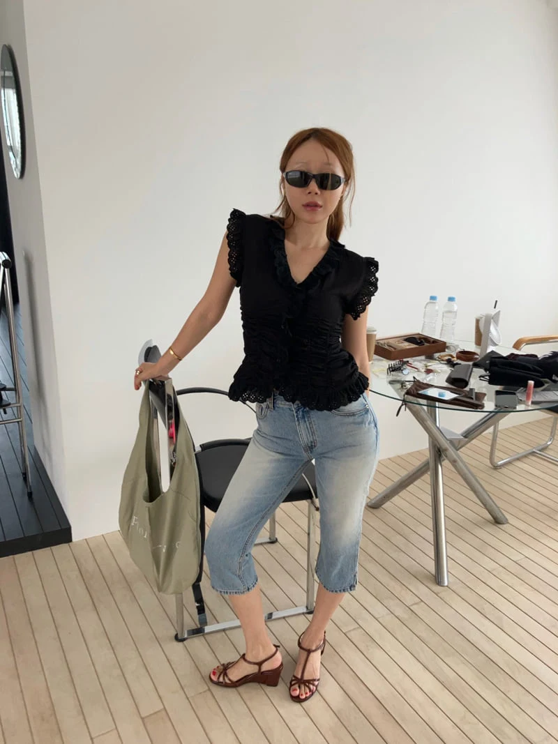Made - Korean Women Fashion - #momslook - Fly Shirring Blouse - 8
