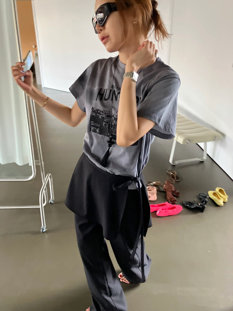 Made - Korean Women Fashion - #restrostyle - Hungary Tee - 8