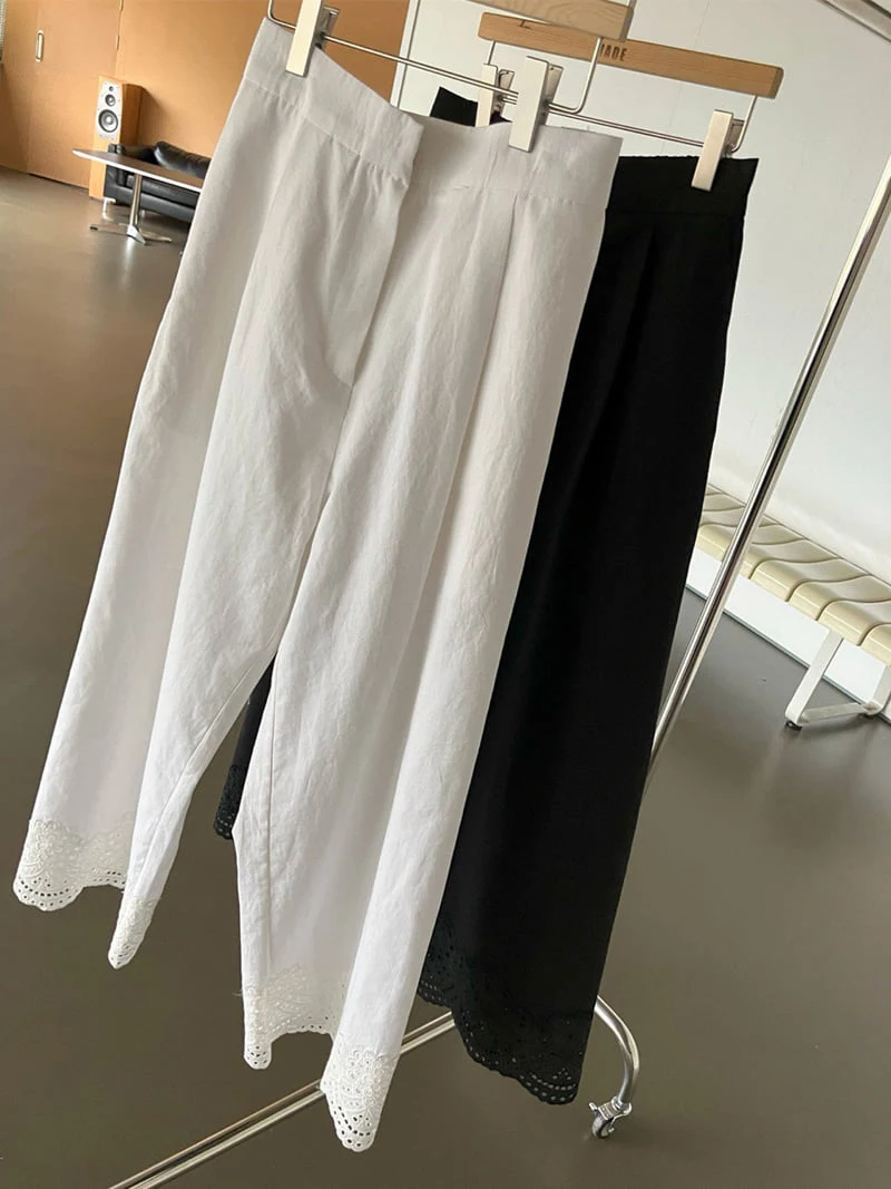 Made - Korean Women Fashion - #restrostyle - Punching Pants - 2