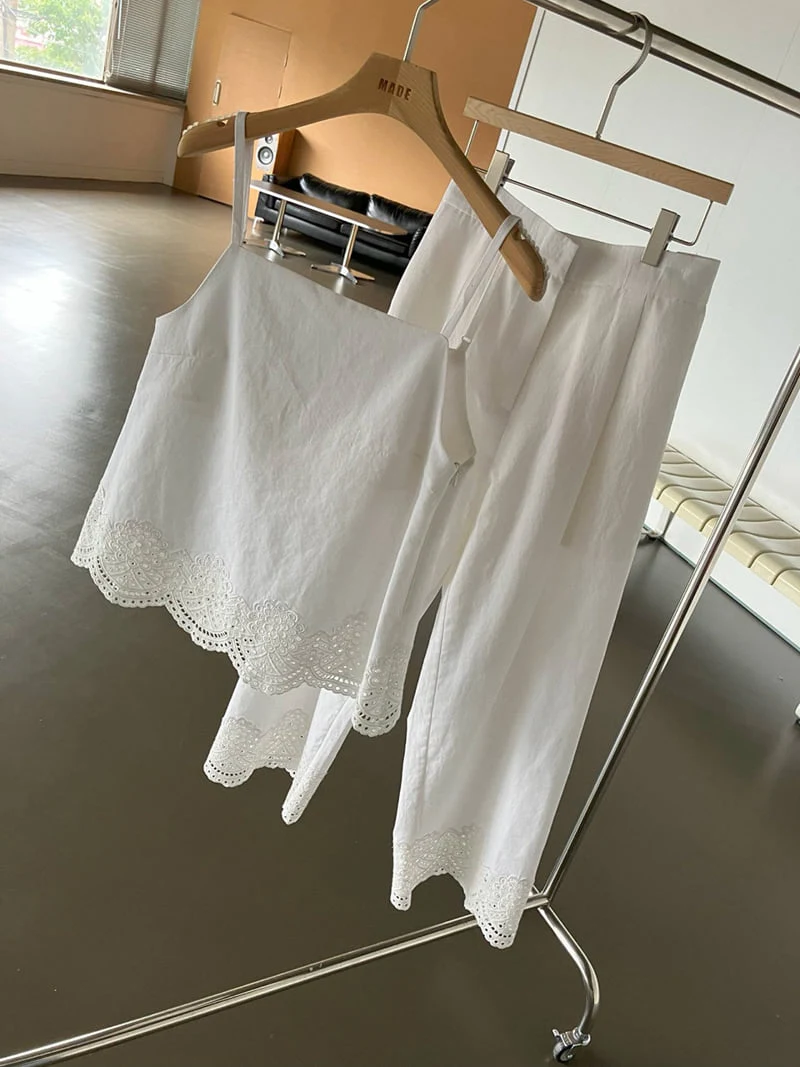 Made - Korean Women Fashion - #romanticstyle - Punching Pants - 3