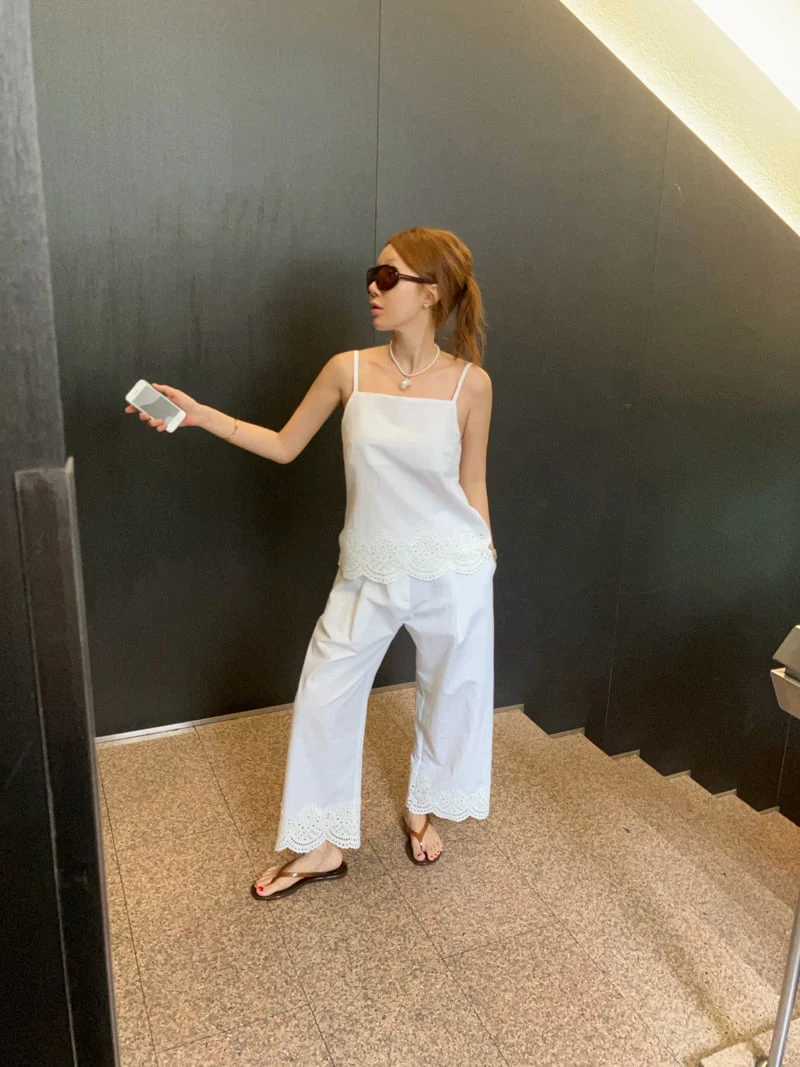 Made - Korean Women Fashion - #thatsdarling - Punching Pants - 5