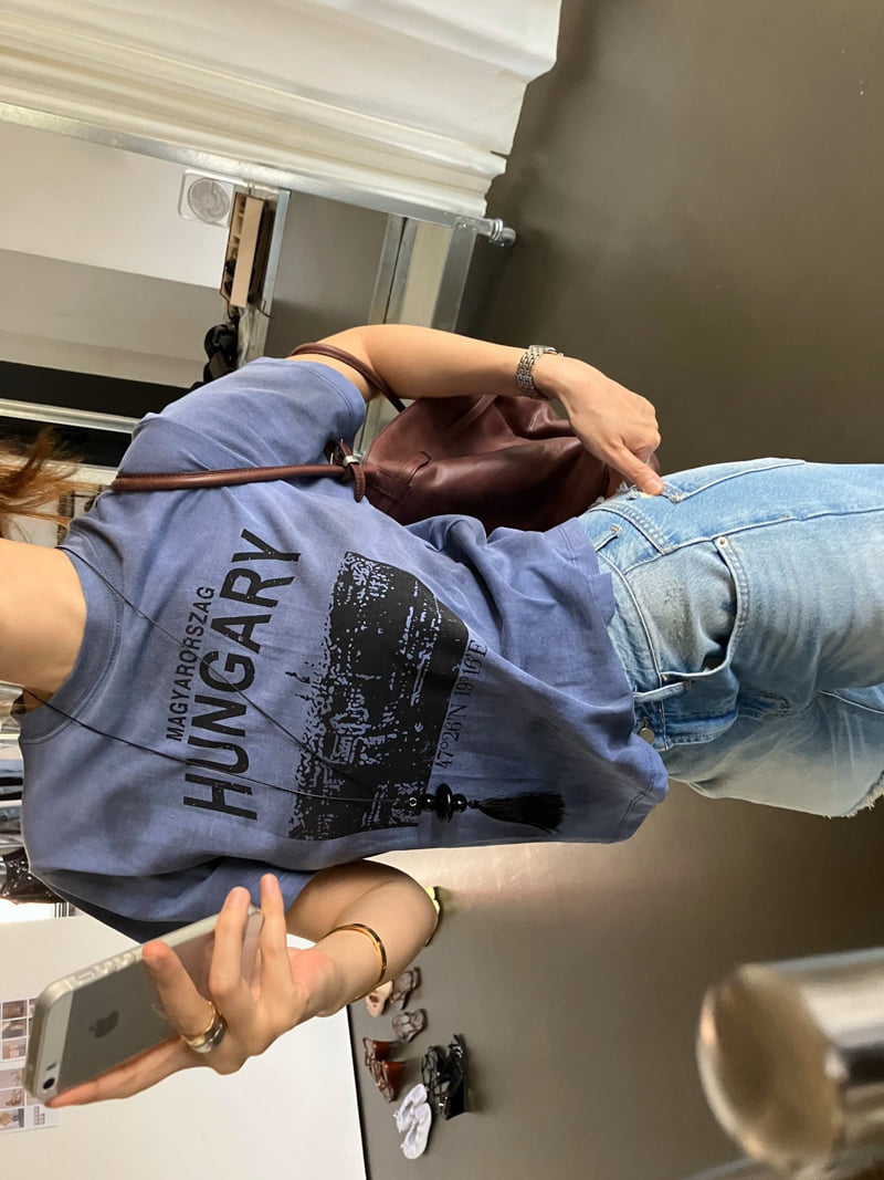 Made - Korean Women Fashion - #vintageinspired - Hungary Tee - 5
