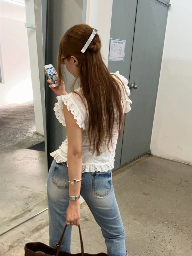 Made - Korean Women Fashion - #womensfashion - Fly Shirring Blouse - 5