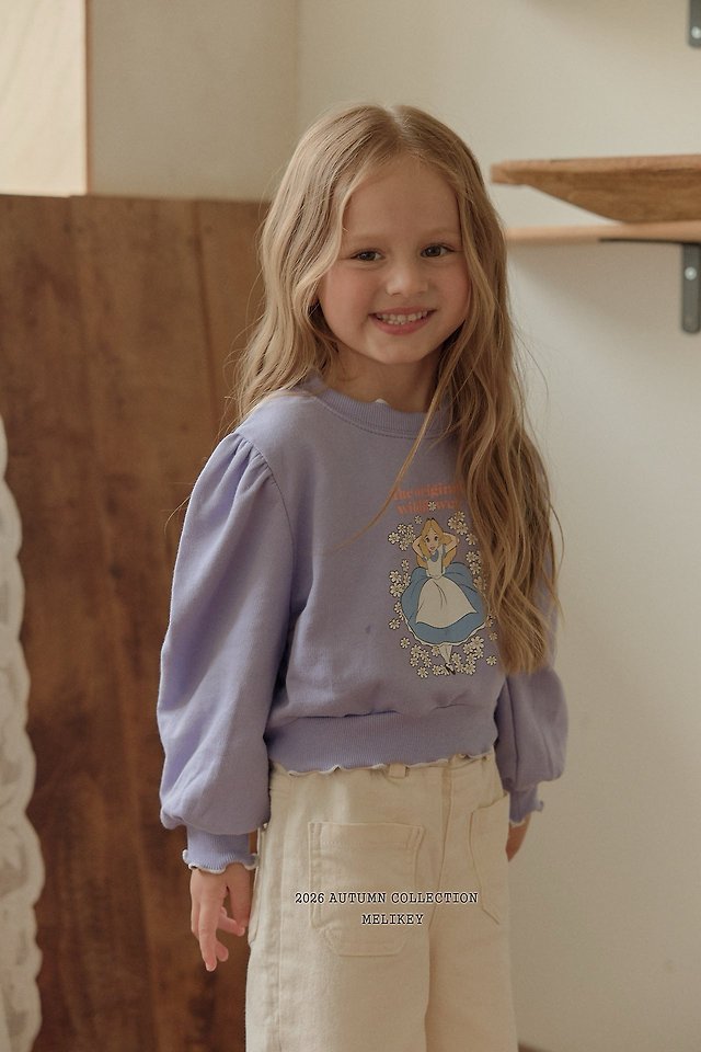 Melikey - Korean Children Fashion - #Kfashion4kids - Alice Puff Sweatshirt - 12