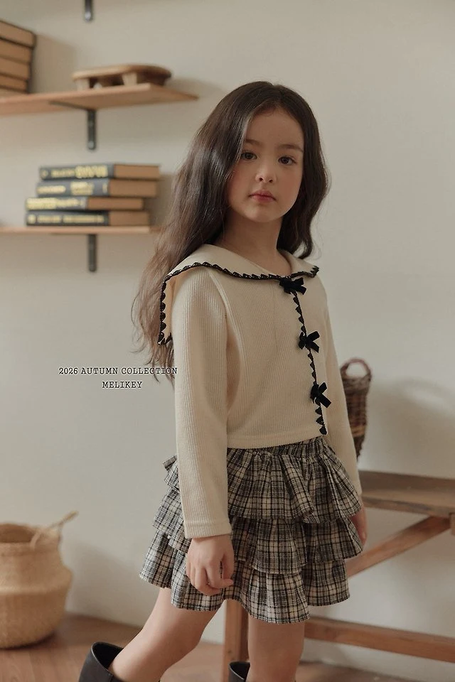 Melikey - Korean Children Fashion - #Kfashion4kids - Melo Sailor Collar Tee - 7