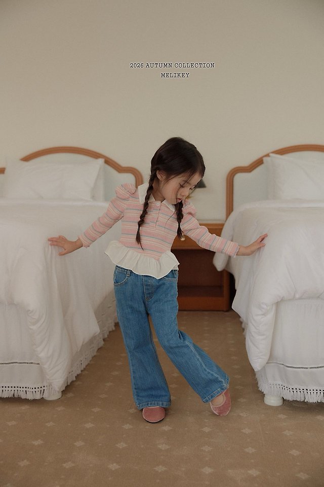 Melikey - Korean Children Fashion - #Kfashion4kids - Pocket Bootcut Pants - 6