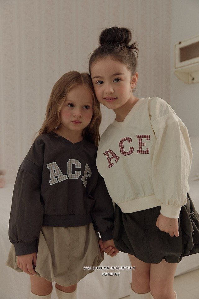 Melikey - Korean Children Fashion - #kidzfashiontrend - ACE Sweatshirt - 4