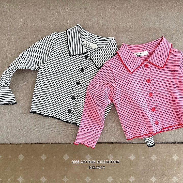 Melikey - Korean Children Fashion - #Kfashion4kids - Petit Collar Tee