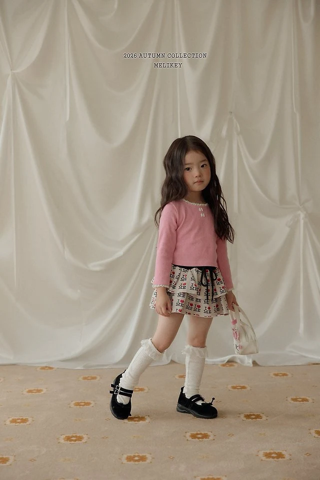 Melikey - Korean Children Fashion - #Kfashion4kids - Ribbon Button Tee - 8