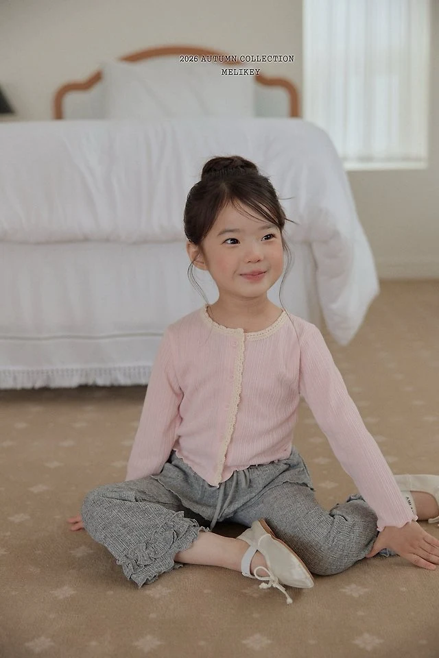 Melikey - Korean Children Fashion - #Kfashion4kids - Natural Lace Cardigan - 7