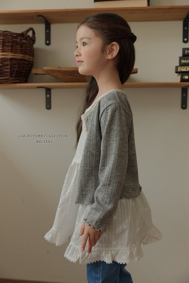 Melikey - Korean Children Fashion - #Kfashion4kids - Ballet Frill Sleeveless One-piece - 5