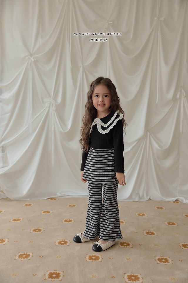 Melikey - Korean Children Fashion - #childofig - Double Collar Tee - 9