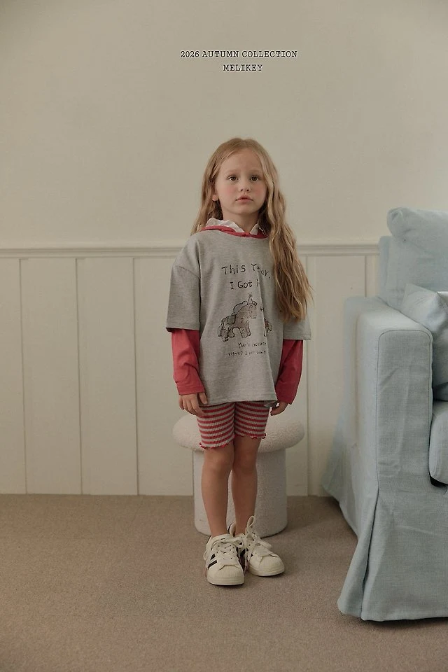 Melikey - Korean Children Fashion - #childofig - Pony Short Sleeve Tee - 5