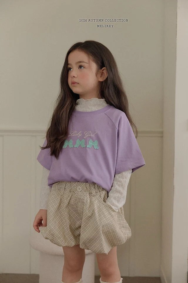 Melikey - Korean Children Fashion - #childofig - Lucky Ribbon Tee - 3