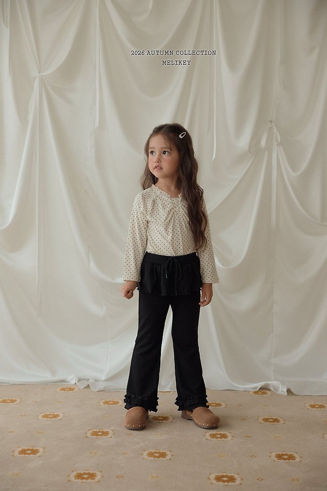 Melikey - Korean Children Fashion - #childofig - Best Frill Bootcut Pants - 10